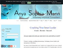 Tablet Screenshot of anyasophiamann.com